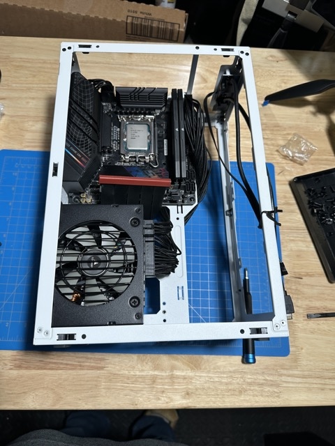 a mostly completed computer